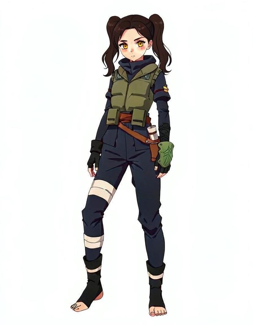 Leafblade Kira, a Naruto OC made on GenTube