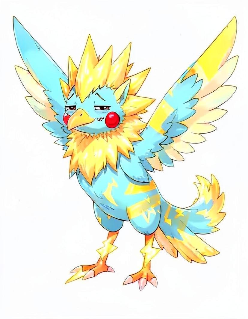 Zapwing, a Pokemon OC made on GenTube