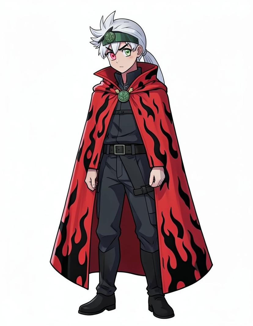 Silverspire, a Naruto OC made on GenTube