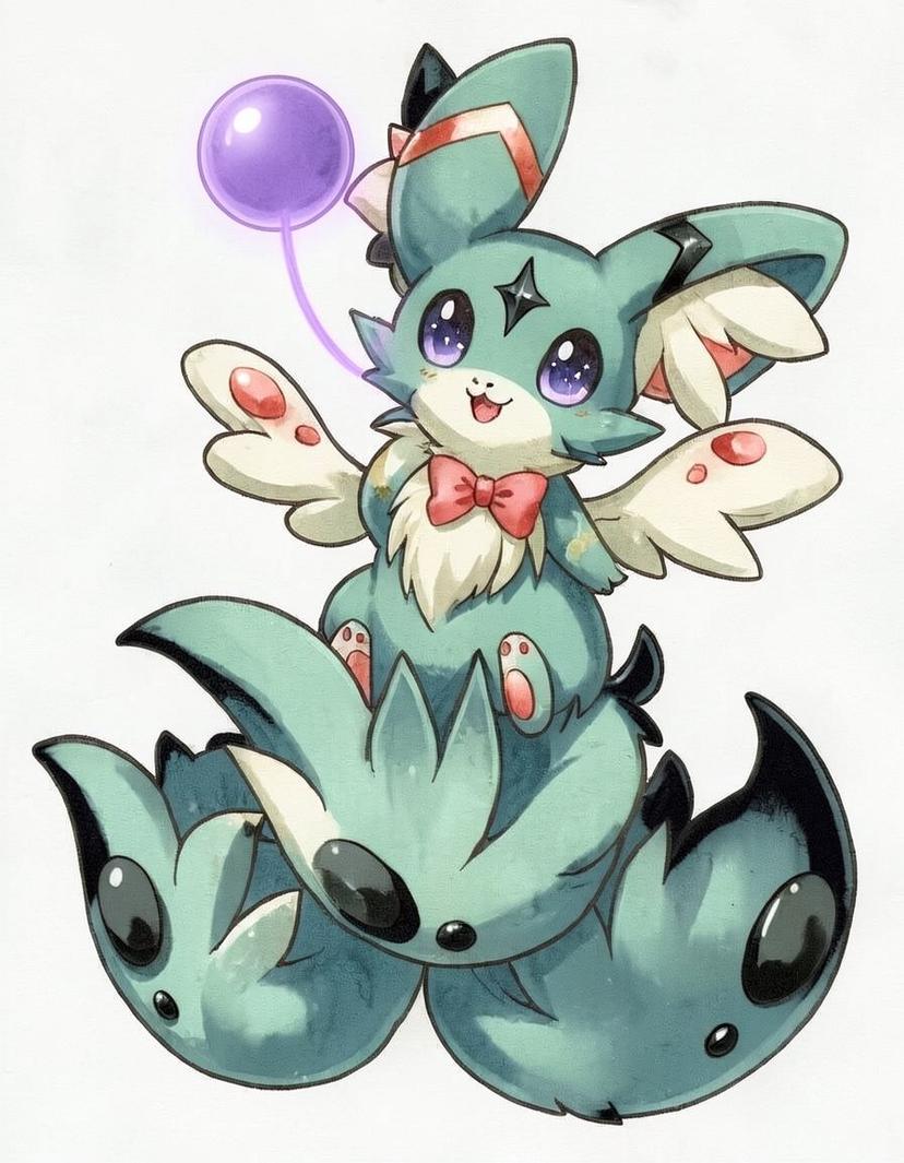 phantern, a Pokemon OC made on GenTube