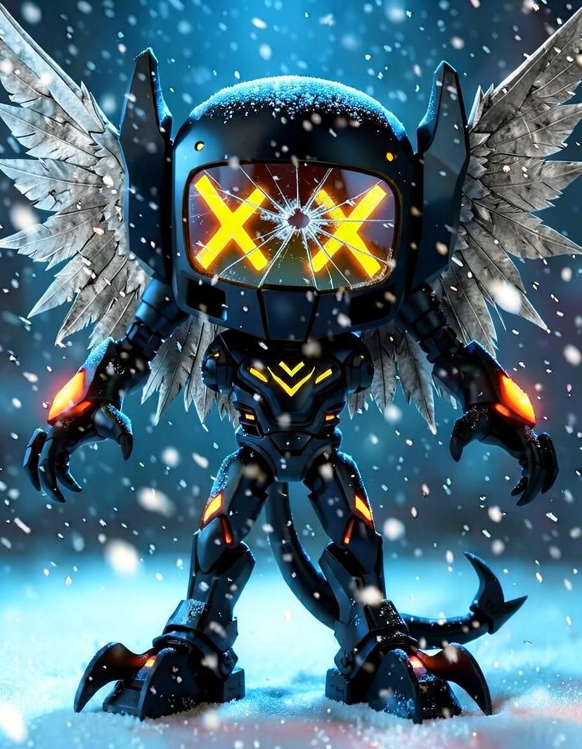 Nightclaw, a Murder Drones OC made on GenTube