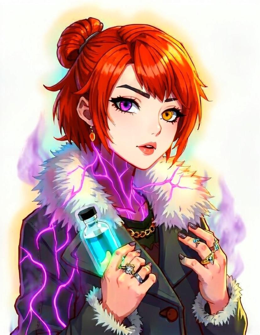 Scarlet Shard, a Arcane OC made on GenTube