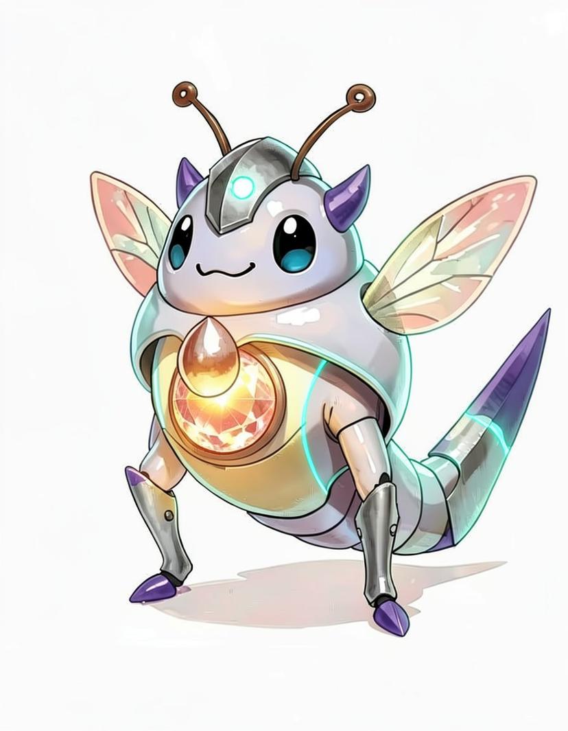 Chitcarab, a Pokemon OC made on GenTube