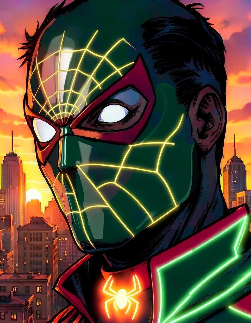 Webshade, a Spider Man OC made on GenTube