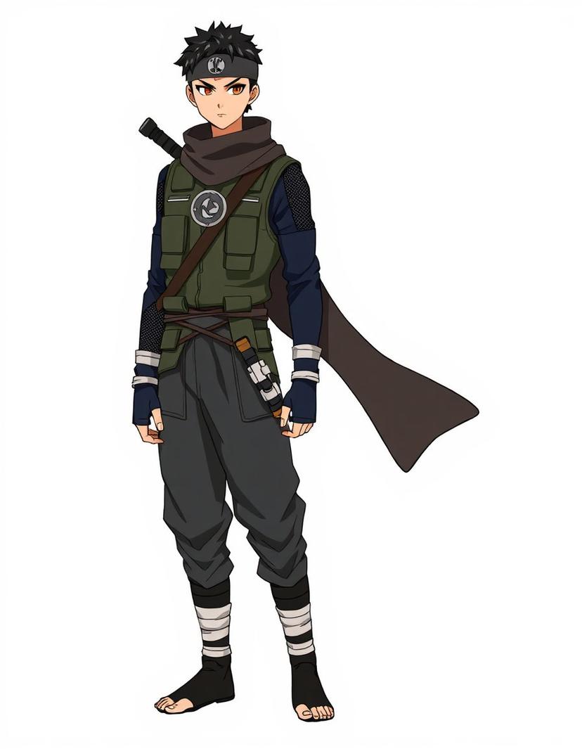 Kazeleaf, a Naruto OC made on GenTube