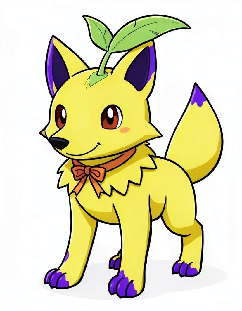 Glimmerfang, a Pokemon OC made on GenTube