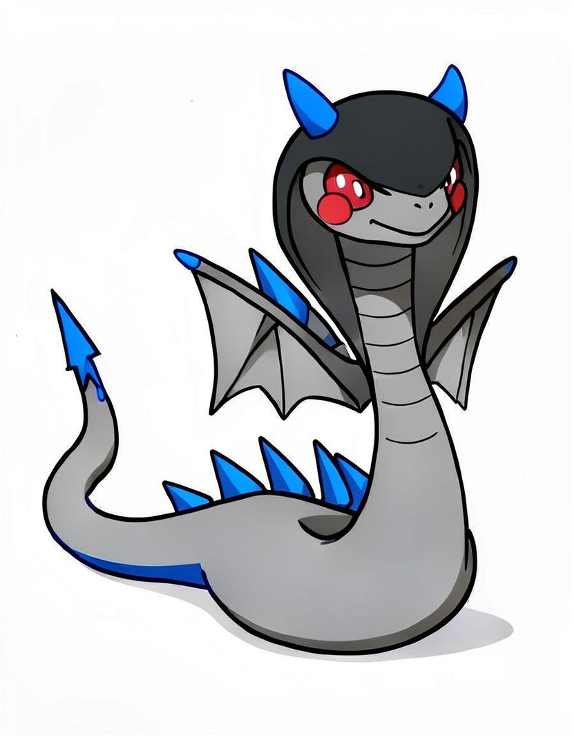 Wyrmhiss, a Pokemon OC made on GenTube