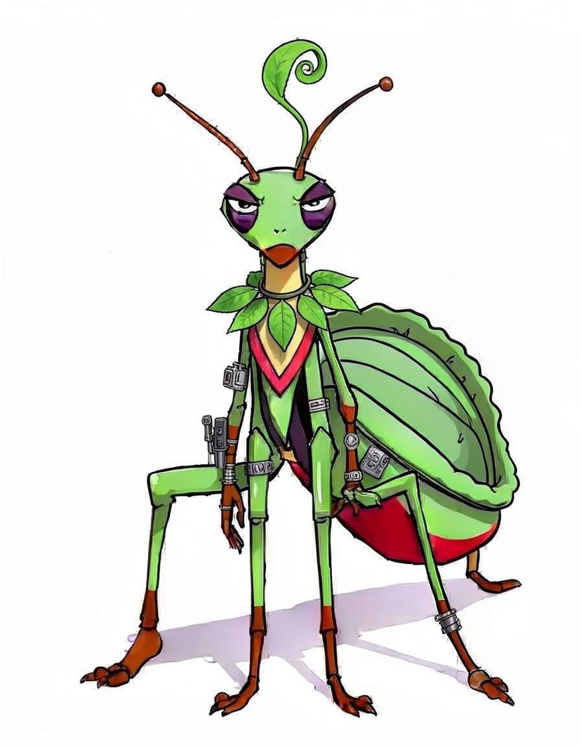 Mantisplash, a Pokemon OC made on GenTube