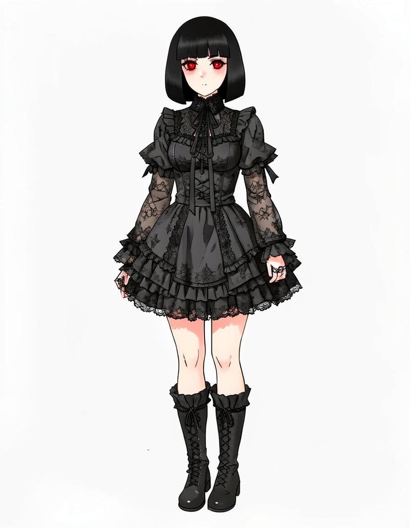 Obsidian Veil, a Naruto OC made on GenTube