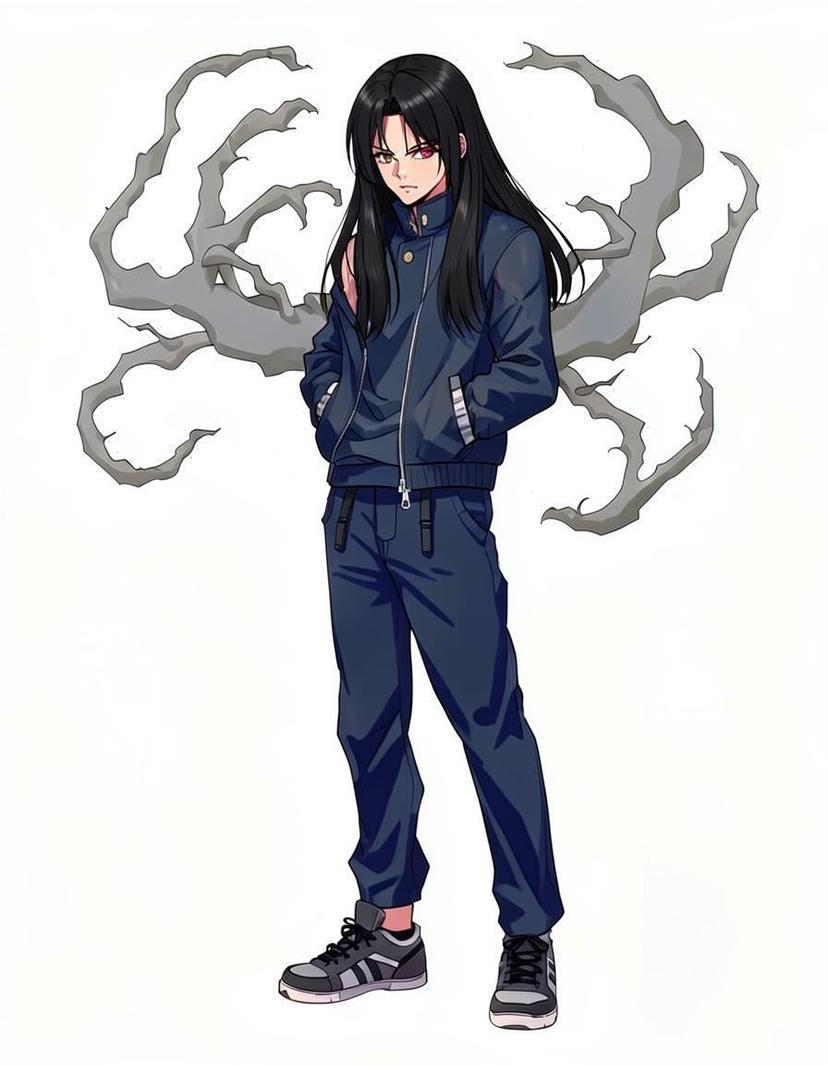 Kenji Okkotsu, a Jujutsu Kaisen OC made on GenTube