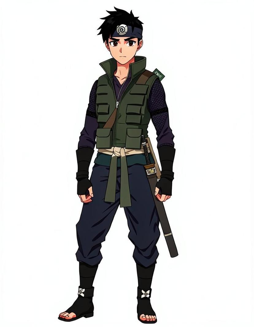 Kageleaf, a Naruto OC made on GenTube