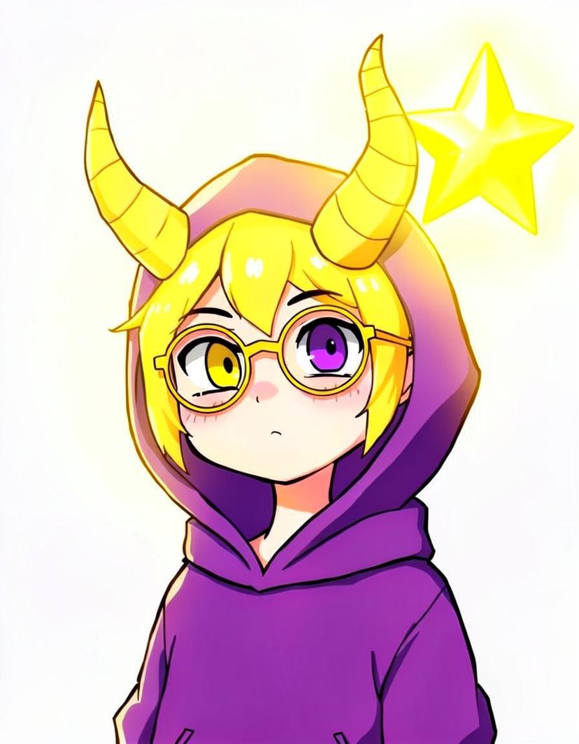 Solar Horn, a Undertale OC made on GenTube