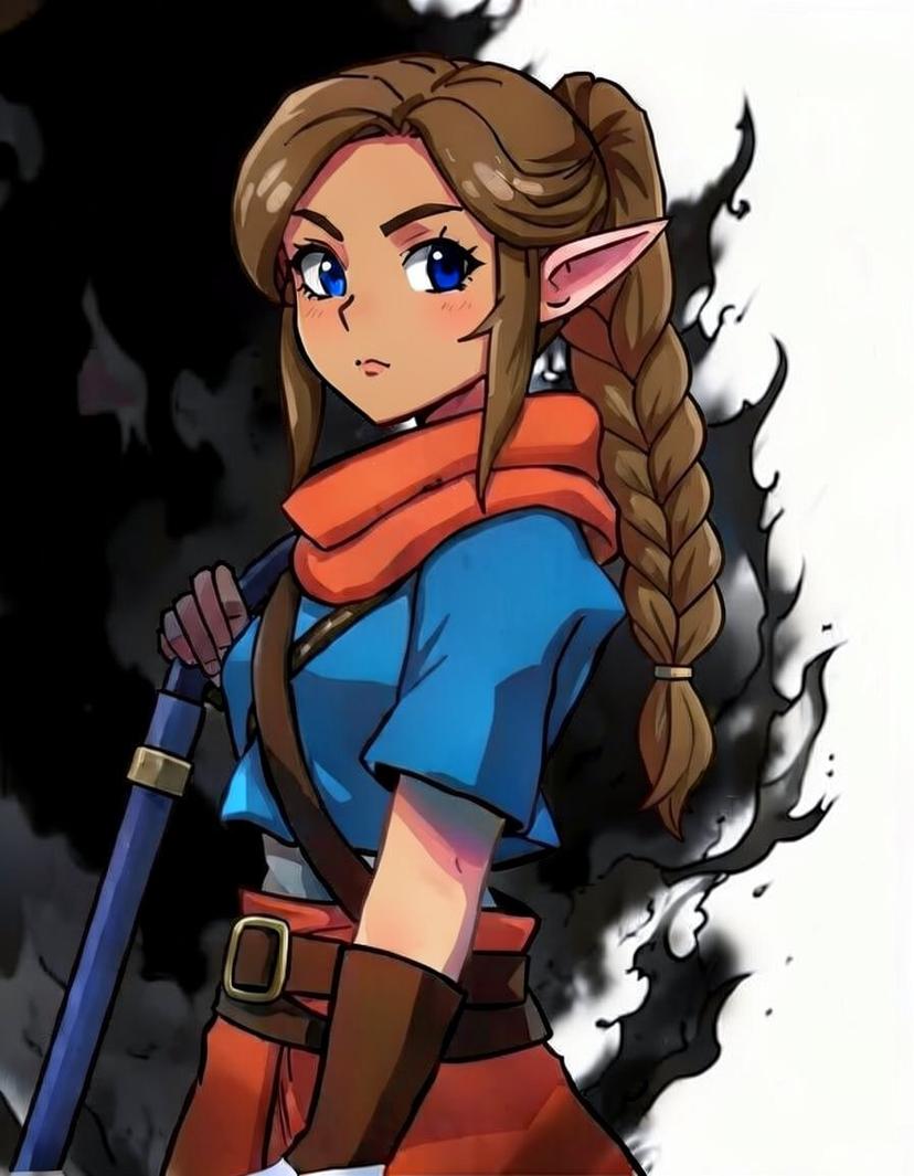 Azelea, a Zelda OC made on GenTube