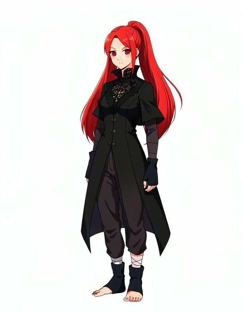 Kagefire, a Naruto OC made on GenTube