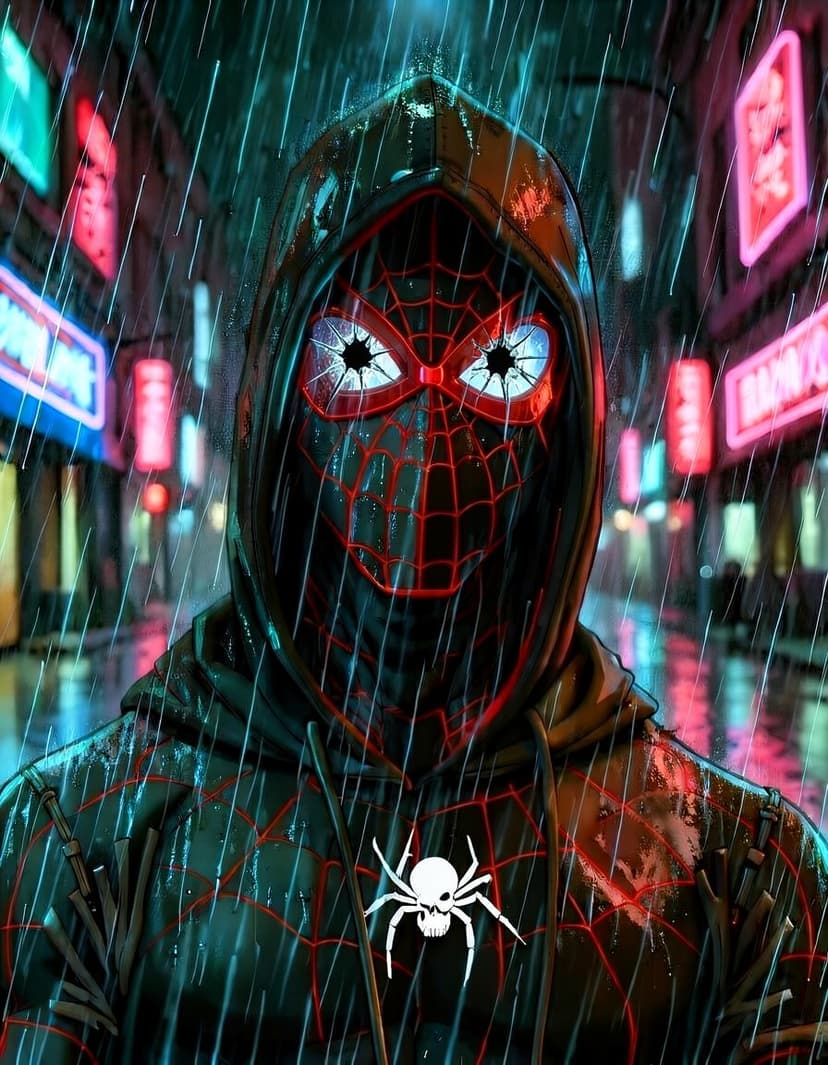 My own Suit, a Spider Man OC made on GenTube