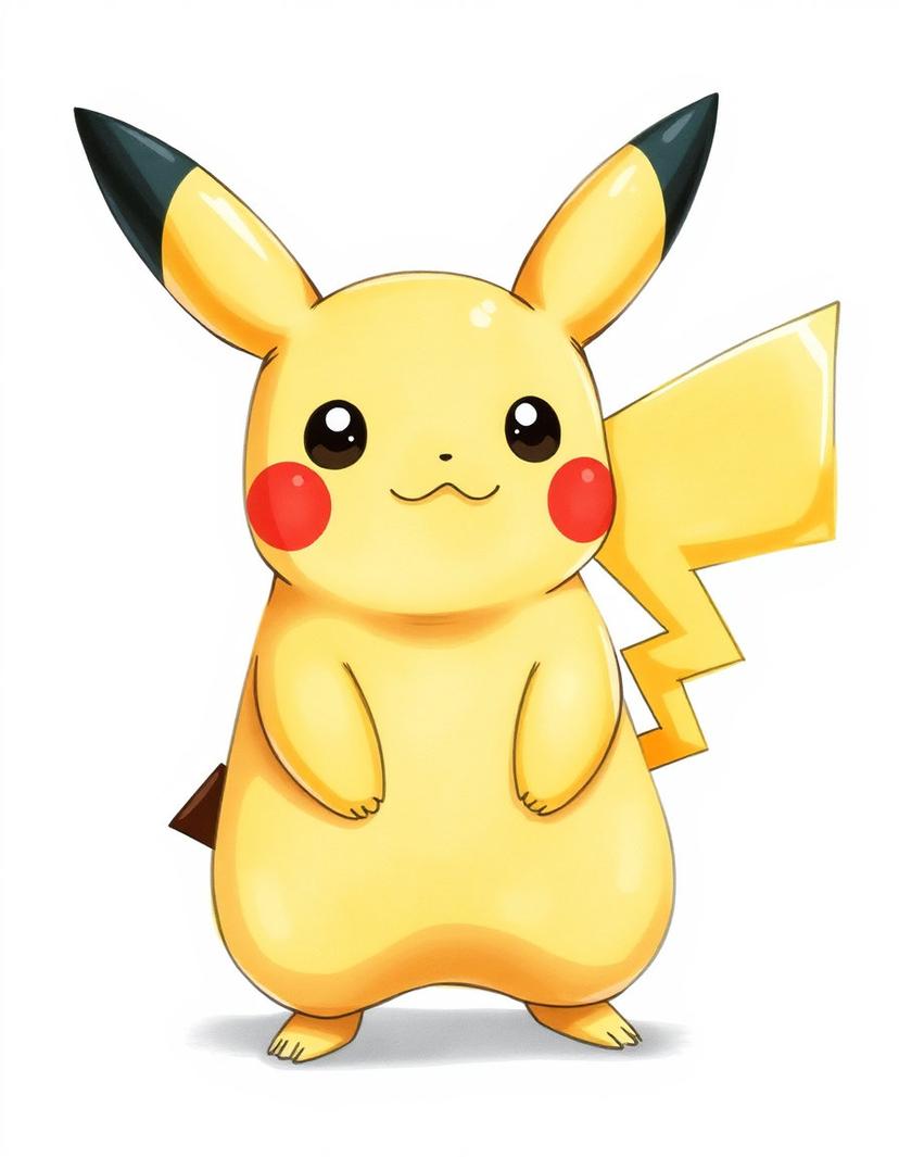 Pikachu, a Pokemon OC made on GenTube