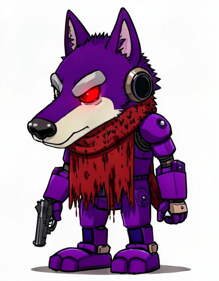 Voidfang, a FNAF OC made on GenTube