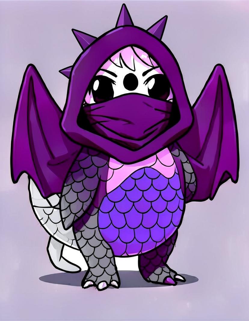 Violetspike, a Pokemon OC made on GenTube