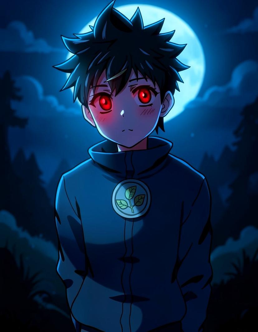 Shadeleaf, a Naruto OC made on GenTube