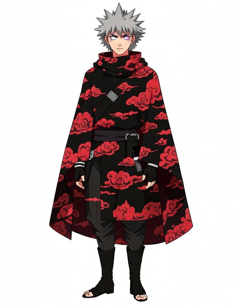 Lilacshade, a Naruto OC made on GenTube