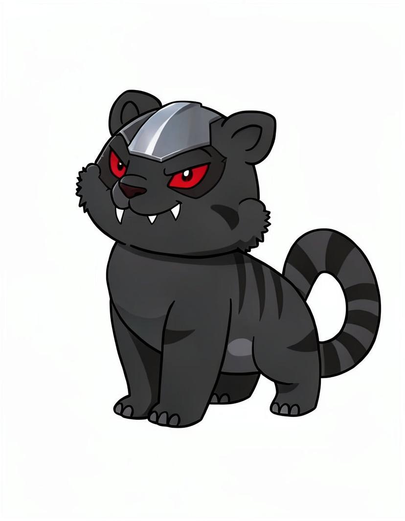 Umbraprowl, a Pokemon OC made on GenTube