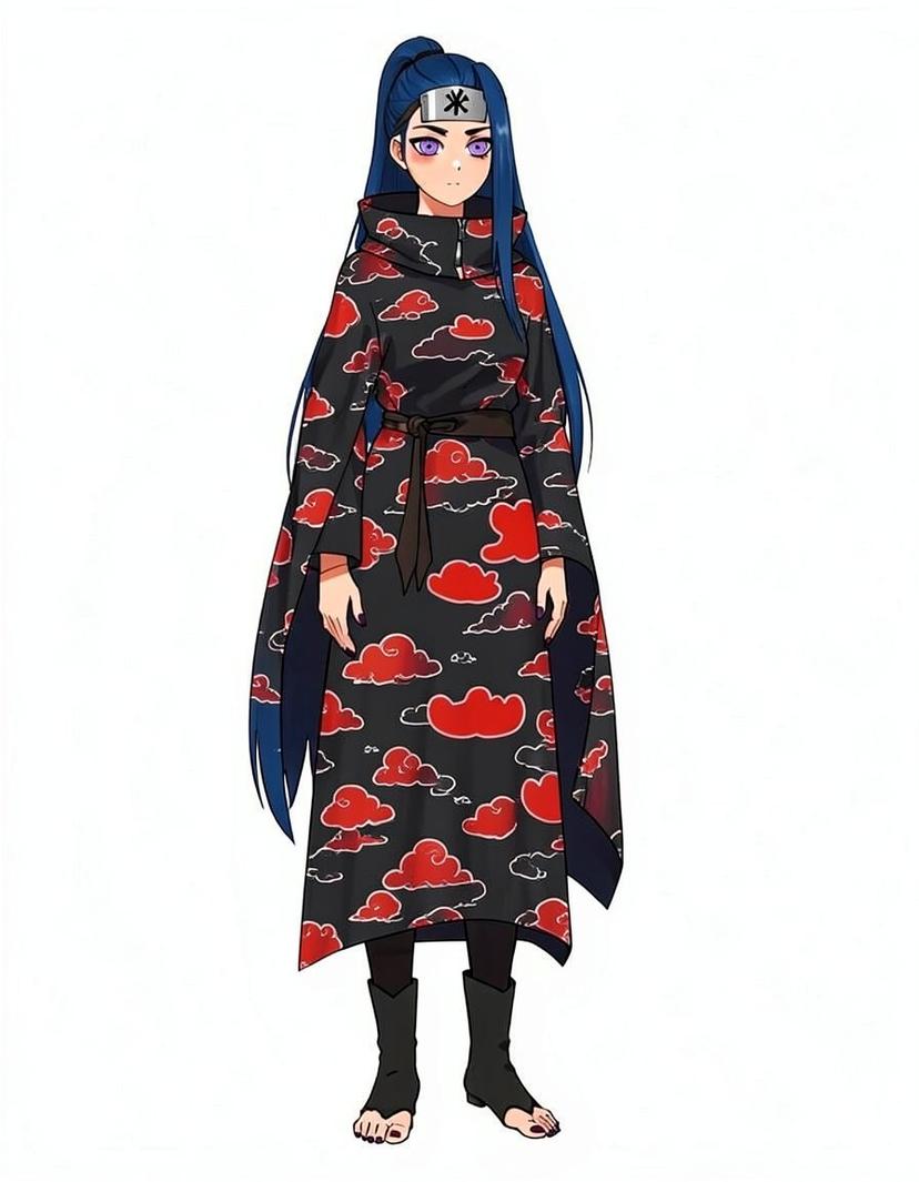 ObsidianCloud, a Naruto OC made on GenTube