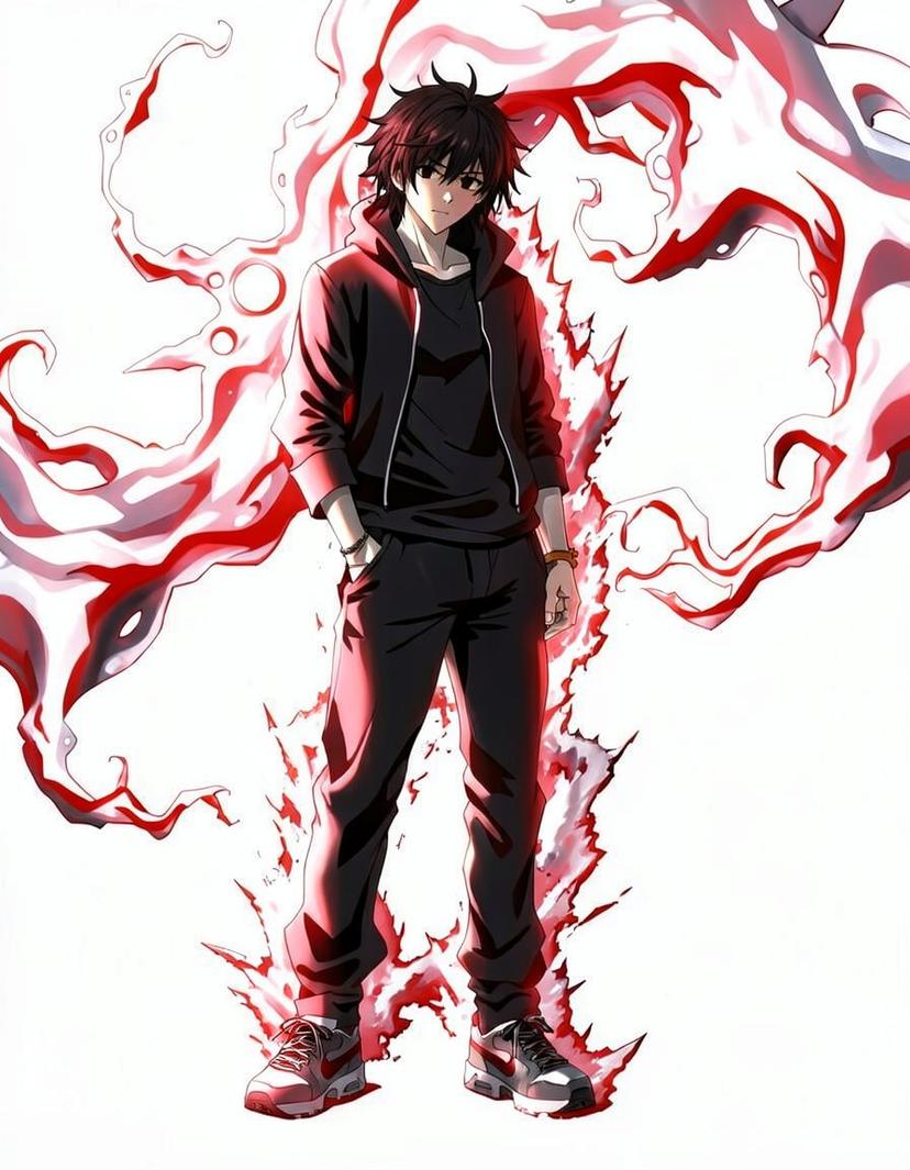 Tomo Asakura, a Jujutsu Kaisen OC made on GenTube