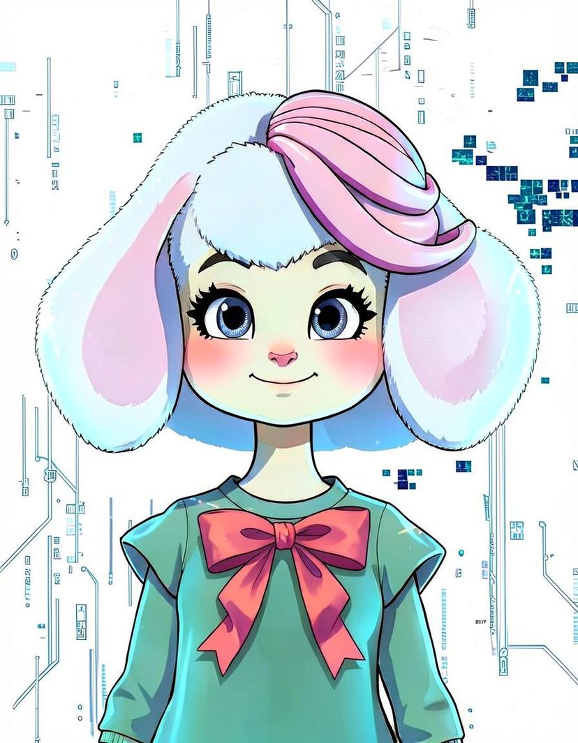 Harmony, a Digital Circus OC made on GenTube