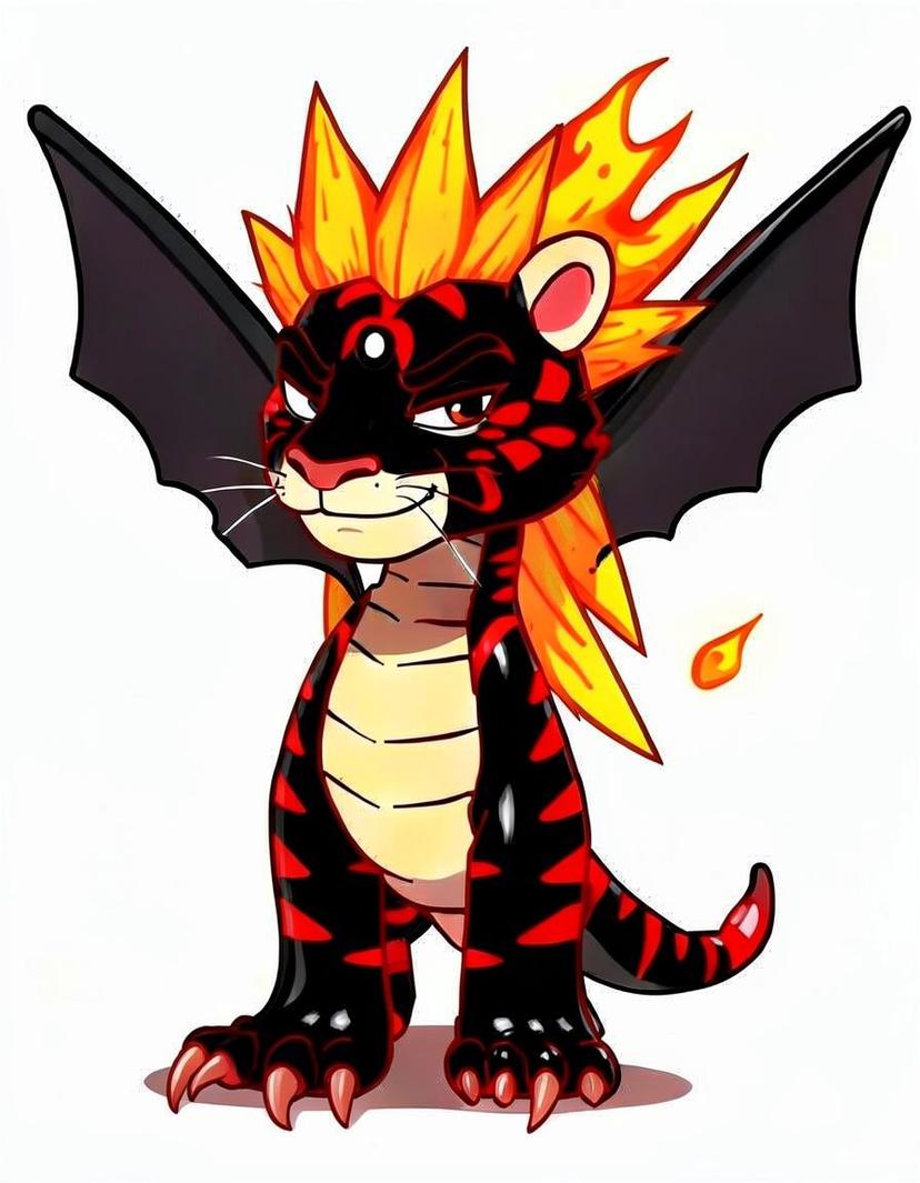 Blazewing Fury, a Pokemon OC made on GenTube