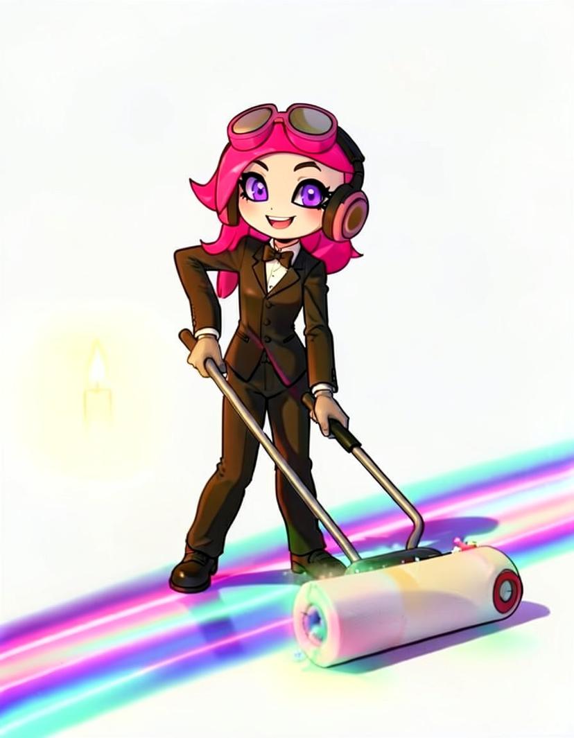 AquaLume, a Splatoon OC made on GenTube
