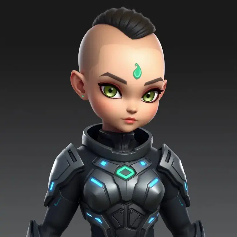 Nataly, a character made on GenTube