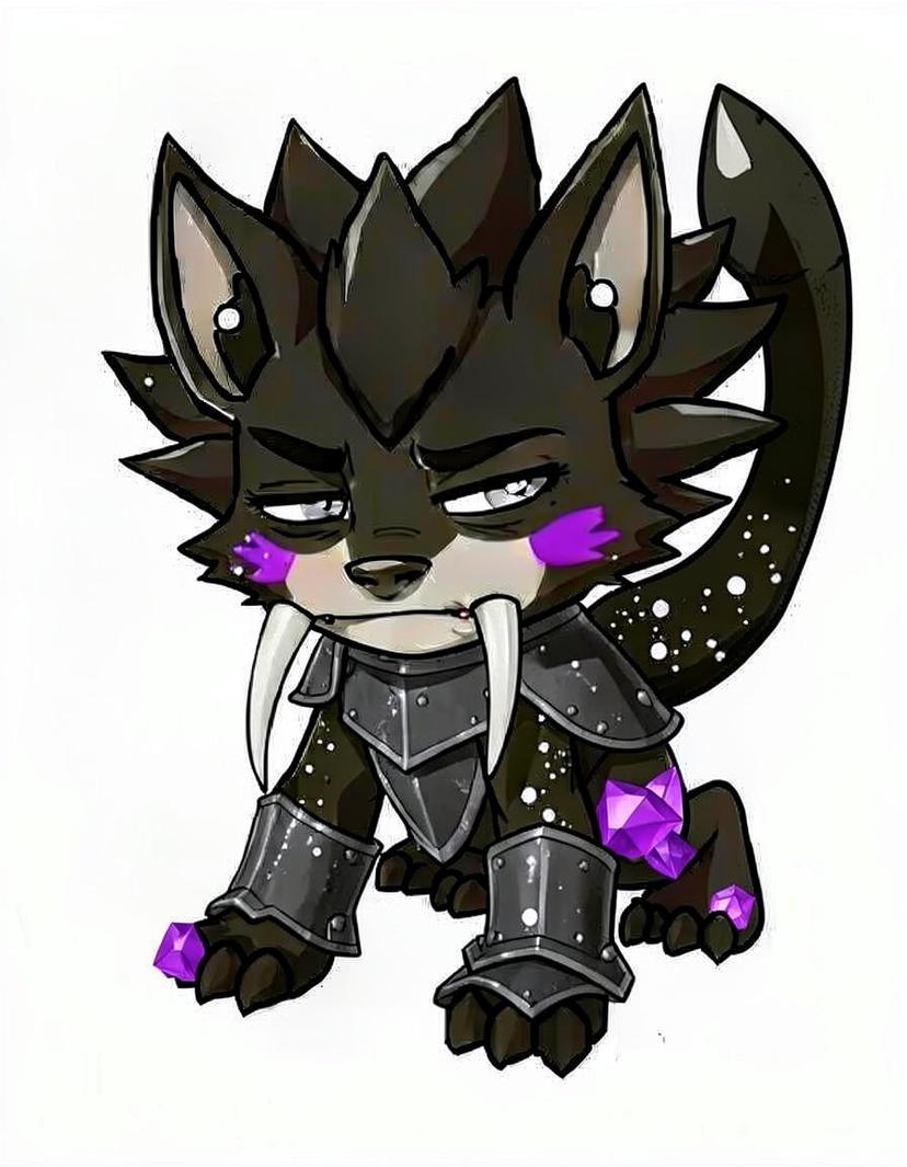 Nightspike, a Pokemon OC made on GenTube