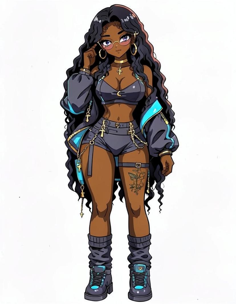 Shy, a Naruto OC made on GenTube