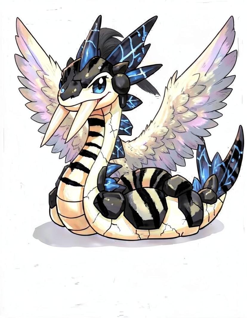 Rippleserp, a Pokemon OC made on GenTube