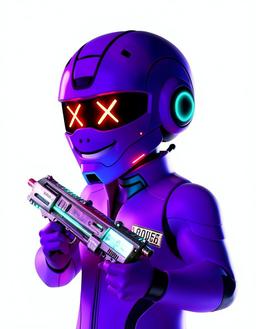 Neonix, a Murder Drones OC made on GenTube
