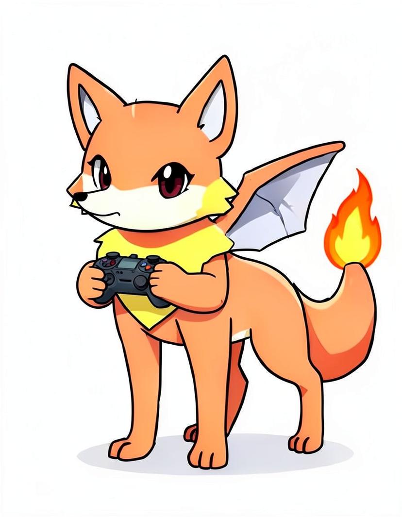 Dracolupe, a Pokemon OC made on GenTube