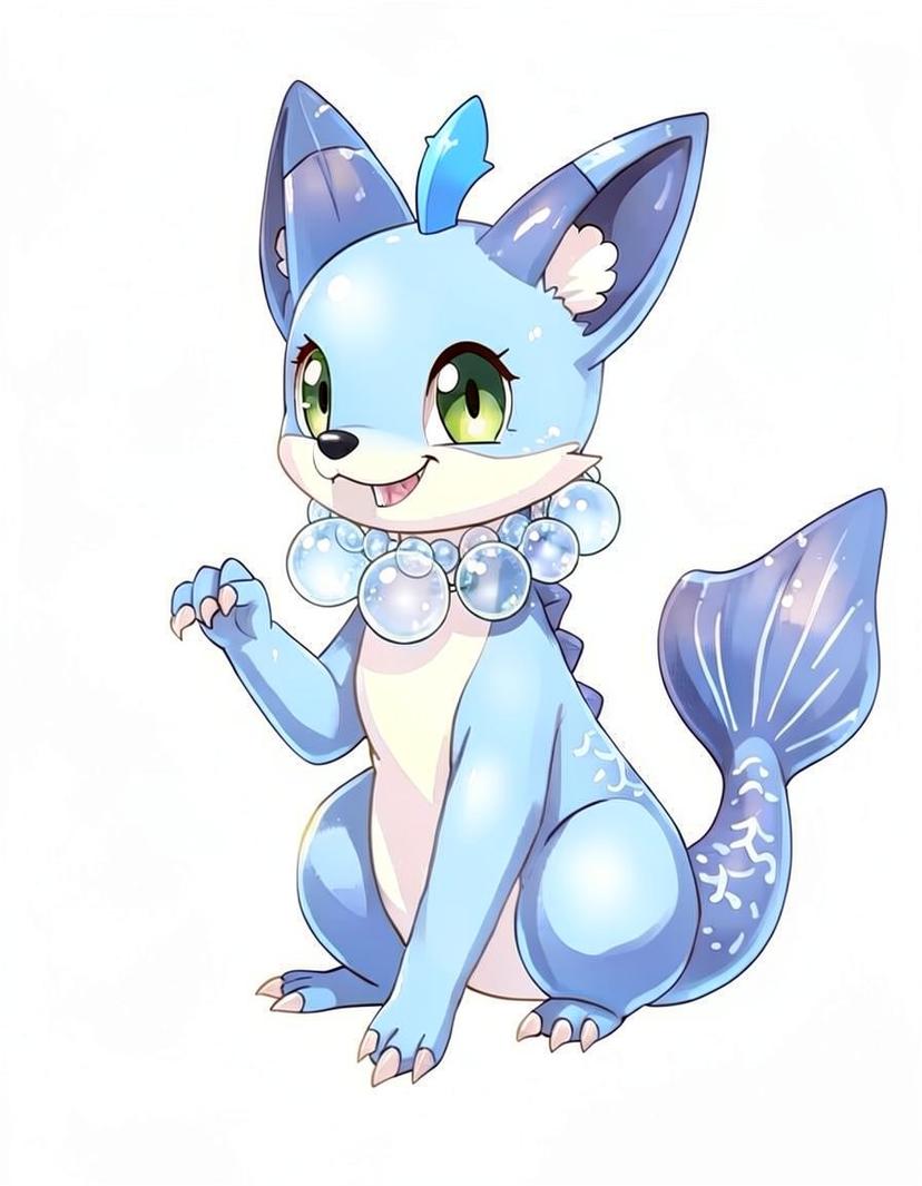 Ripplix, a Pokemon OC made on GenTube