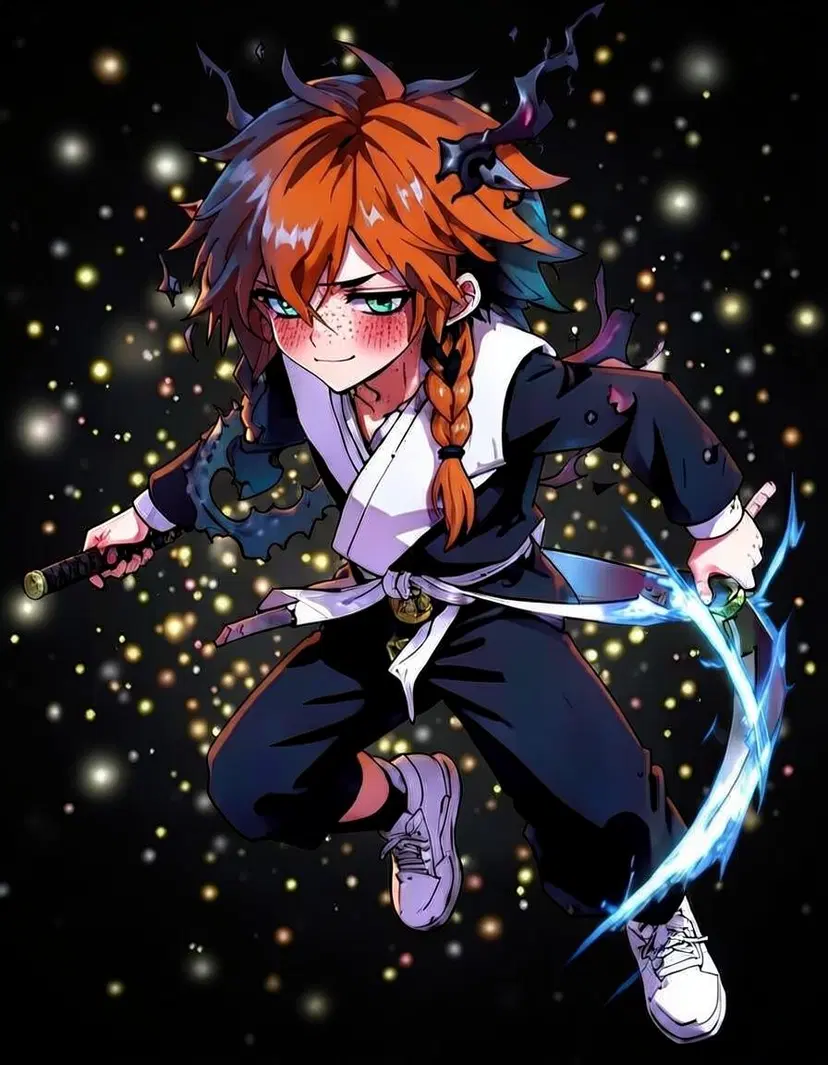 Kaisuke Chaos, a Bleach OC made on GenTube