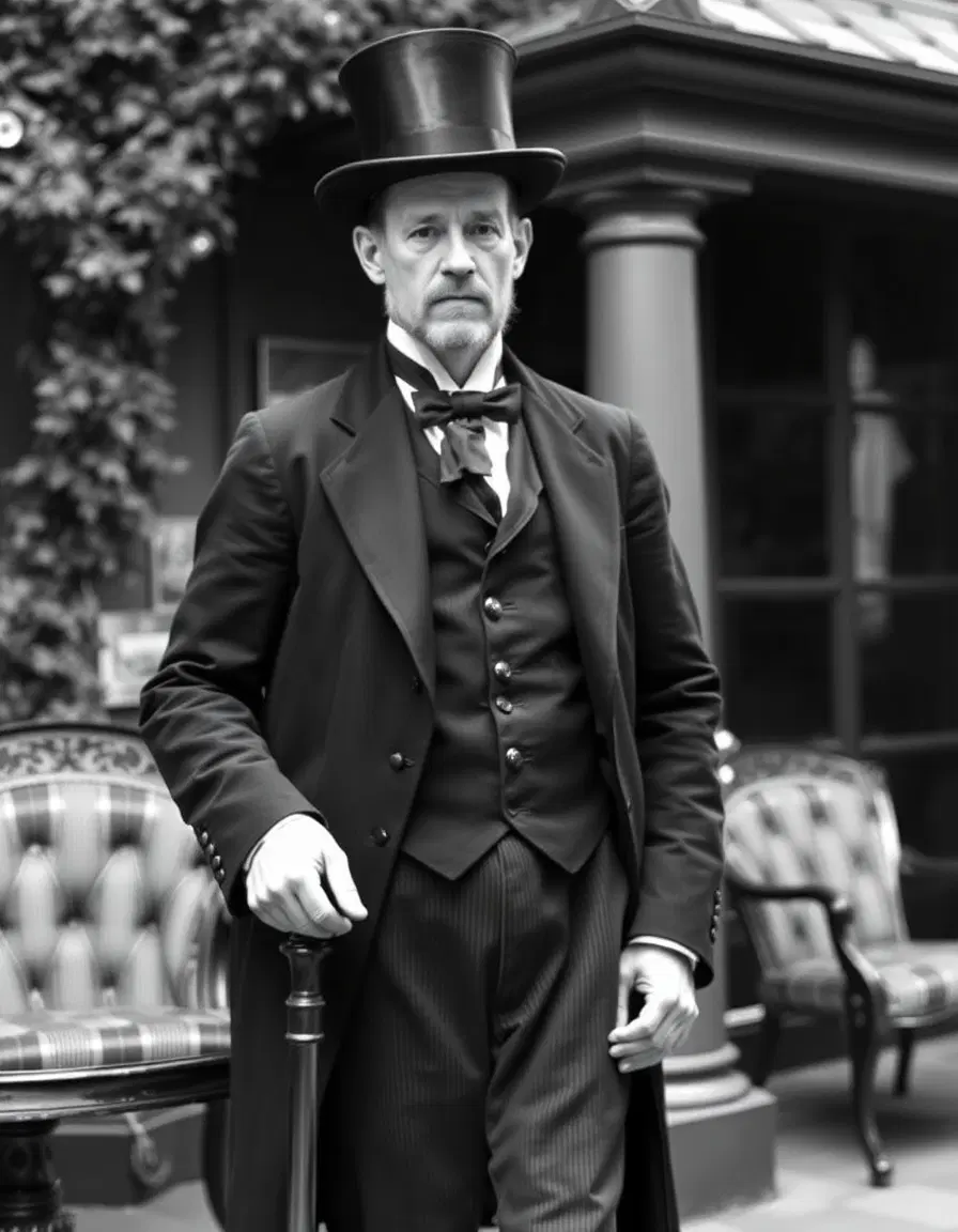 A Victorian butler