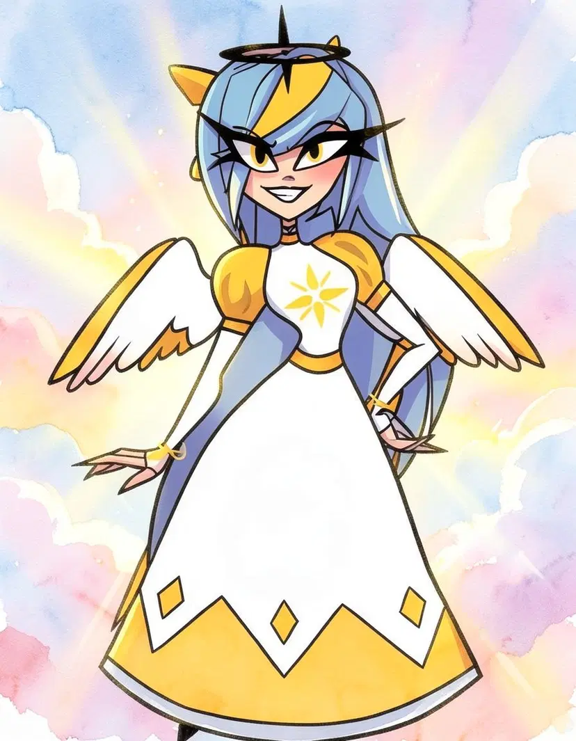 Trinity, a Hazbin Hotel OC made on GenTube