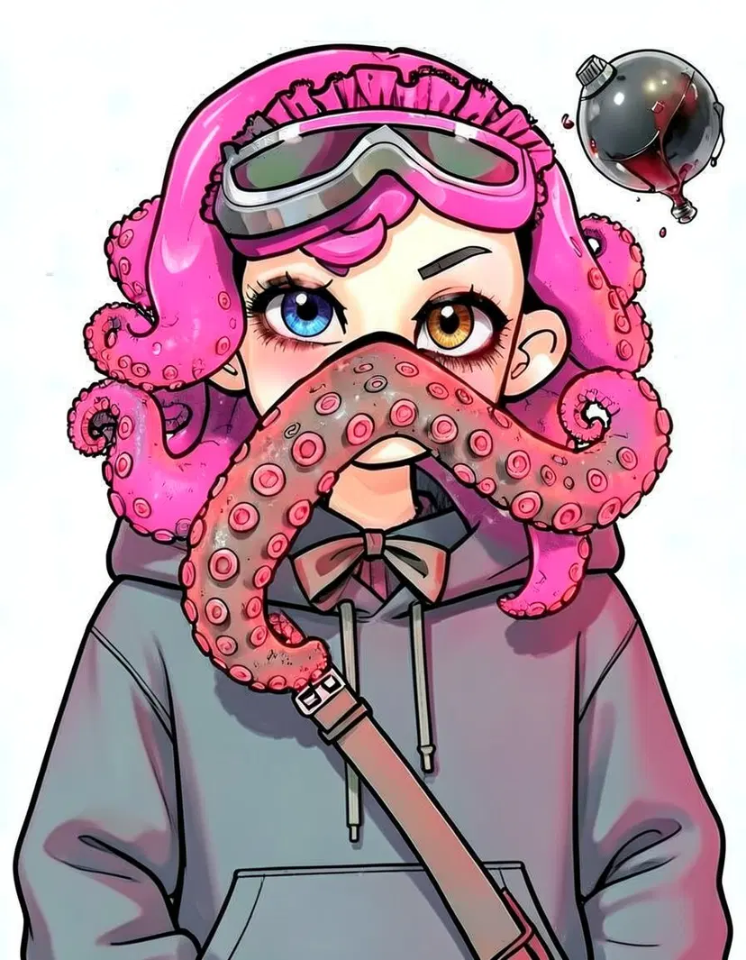 Ink Siren, a Splatoon OC made on GenTube
