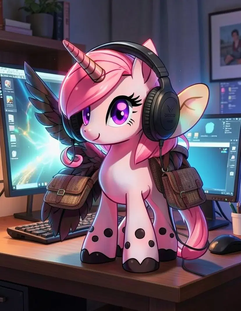 Chaos Bringer, a My Little Pony OC made on GenTube