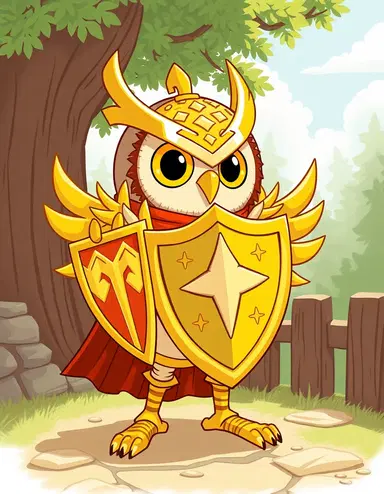 Golden guard from owl house 