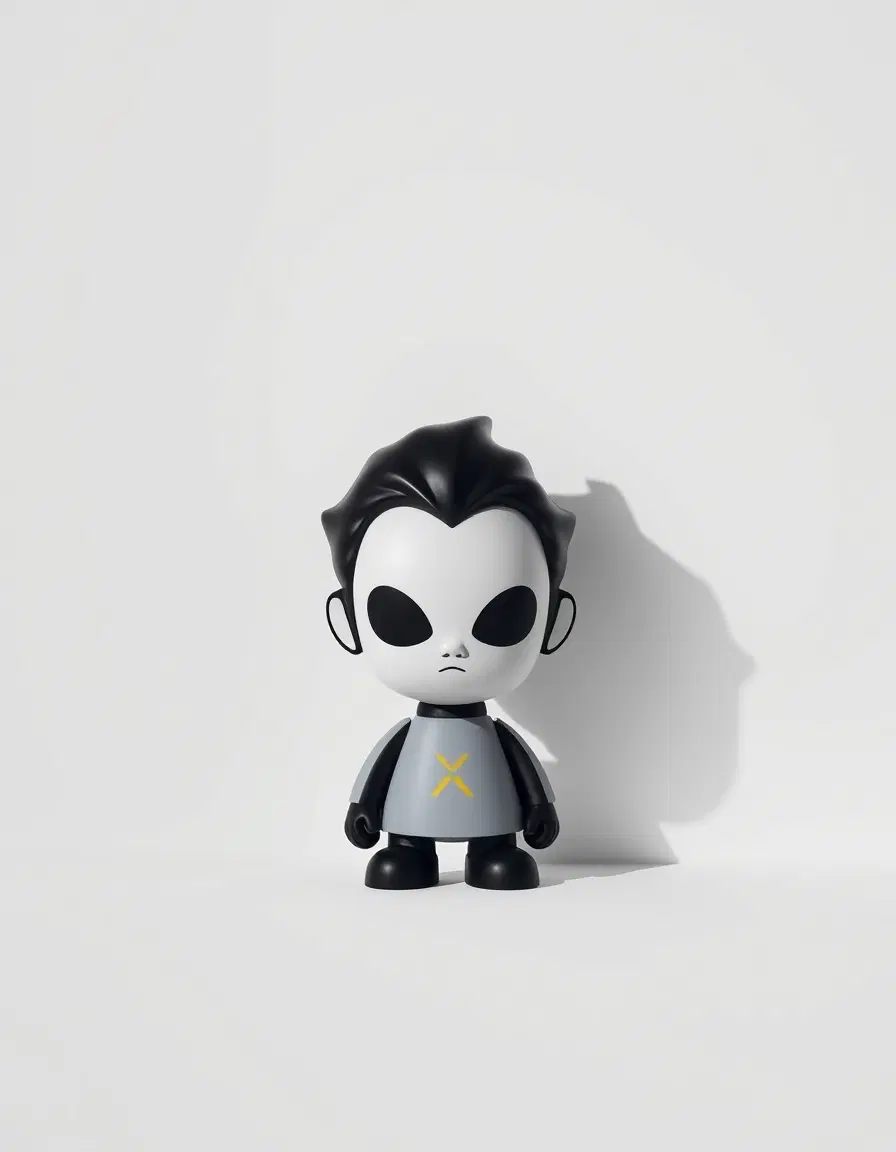 Luxury designer toy brand avatar.
Minimalist vinyl figure head icon, abstract factory concept.
Soft shadows, premium lighting, high contrast.
Modern, stylish, collectible toy brand identity.
Clean background, centered, ultra sharp, studio photography style.
