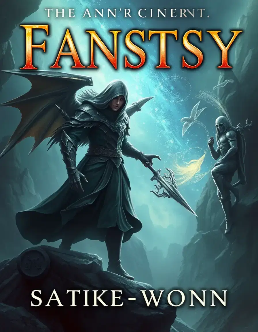 book cover for fantasy author hd 2d. just the book cover don't inlclude the name and the title.
