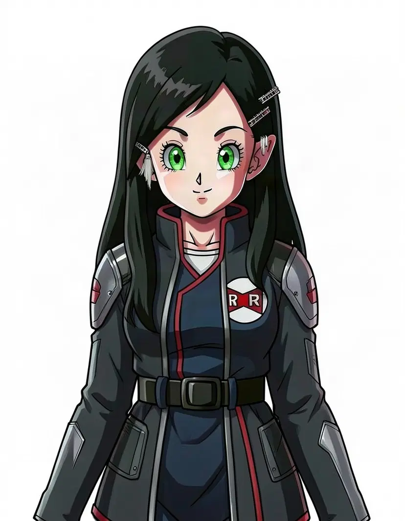Veil, a Dragon Ball OC made on GenTube