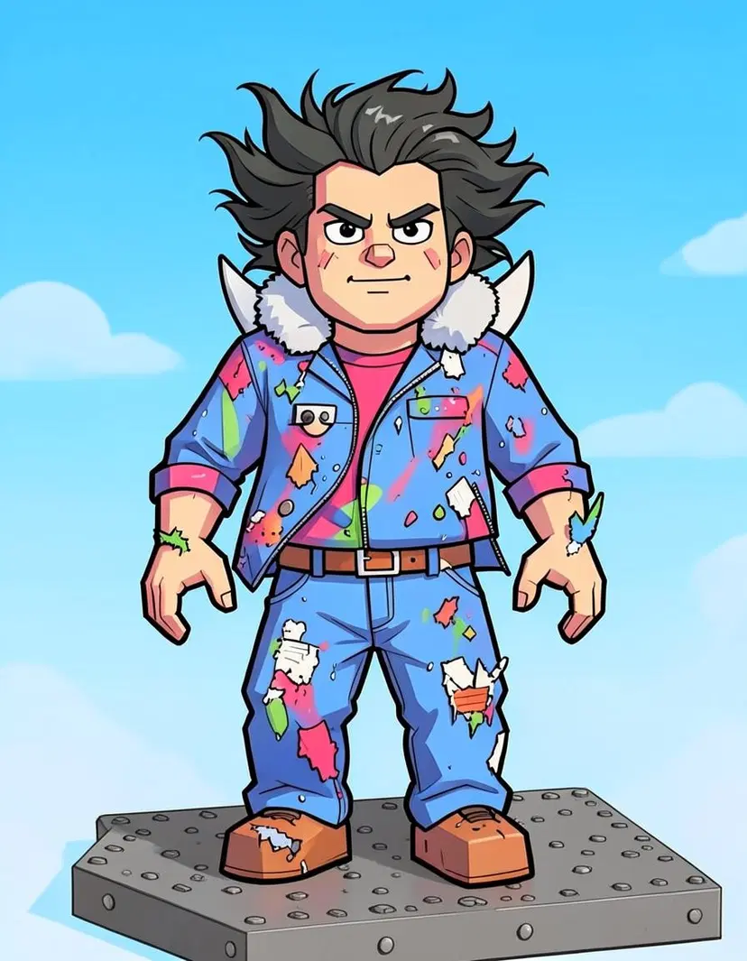 Sunny Spark, a Roblox OC made on GenTube