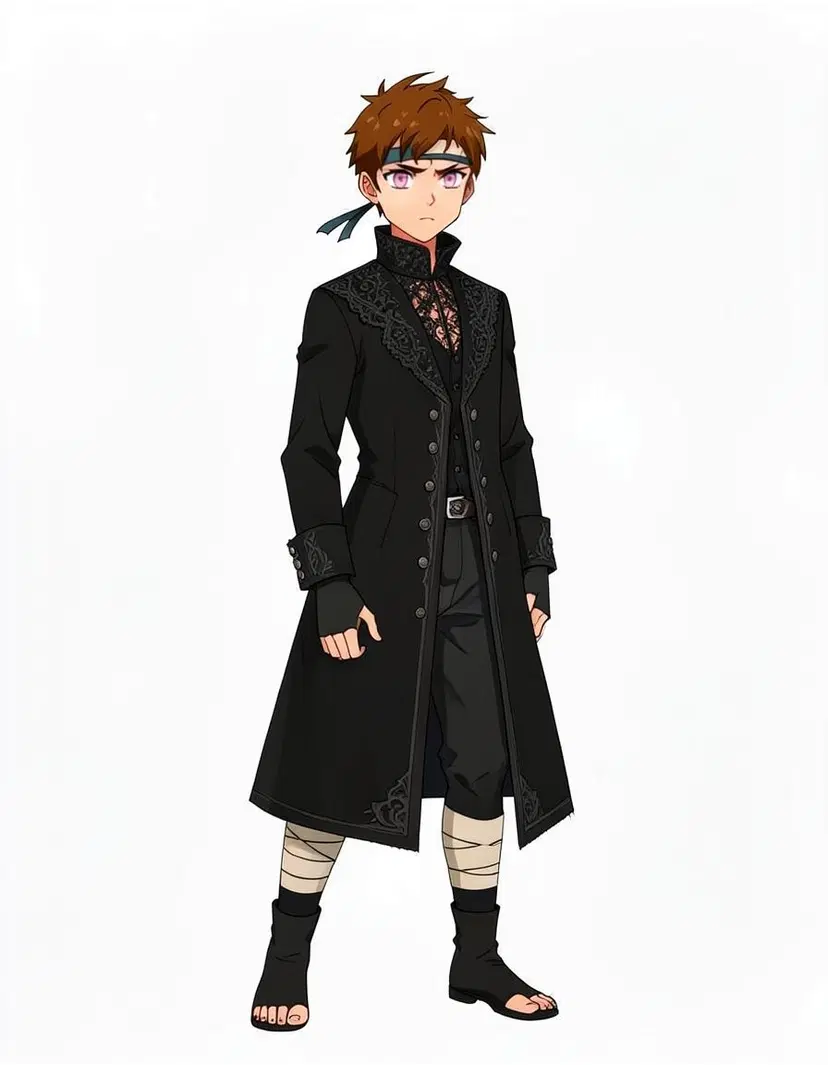 Kairo Leafshade, a Naruto OC made on GenTube