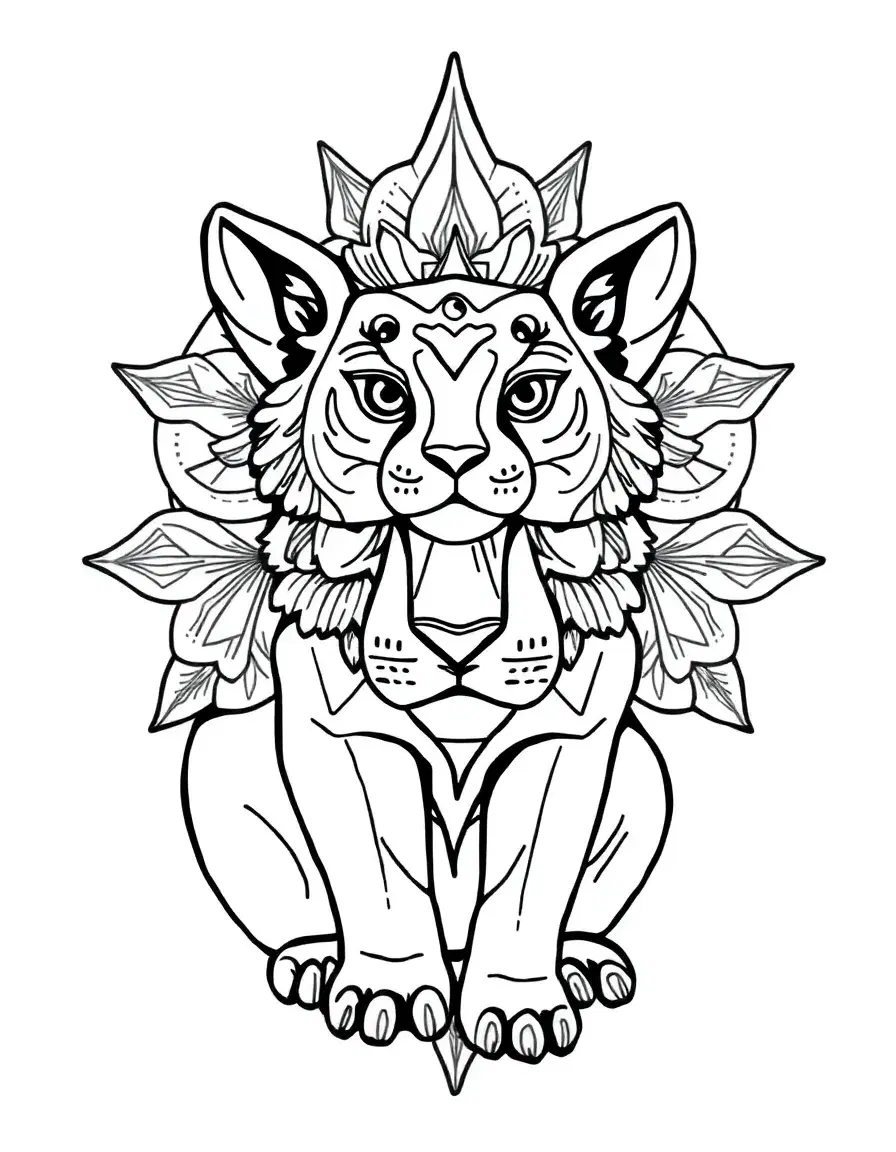 estoy haciendo un ebook de mandalas de animales. necesito que crees mandalas para colorear con cualquier animal 
