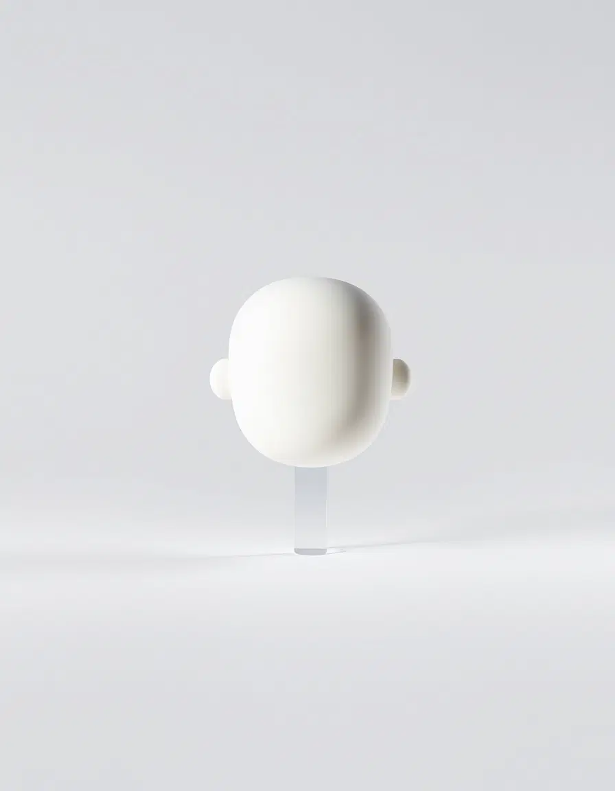 Luxury designer toy brand avatar.
Minimalist vinyl figure head icon, abstract factory concept.
Soft shadows, premium lighting, high contrast.
Modern, stylish, collectible toy brand identity.
Clean background, centered, ultra sharp, studio photography style.